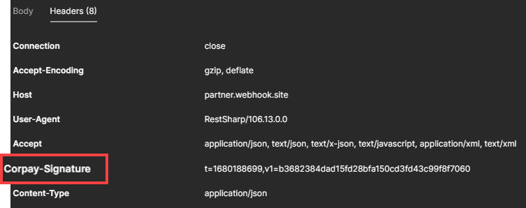 Corpay-Signature Verification