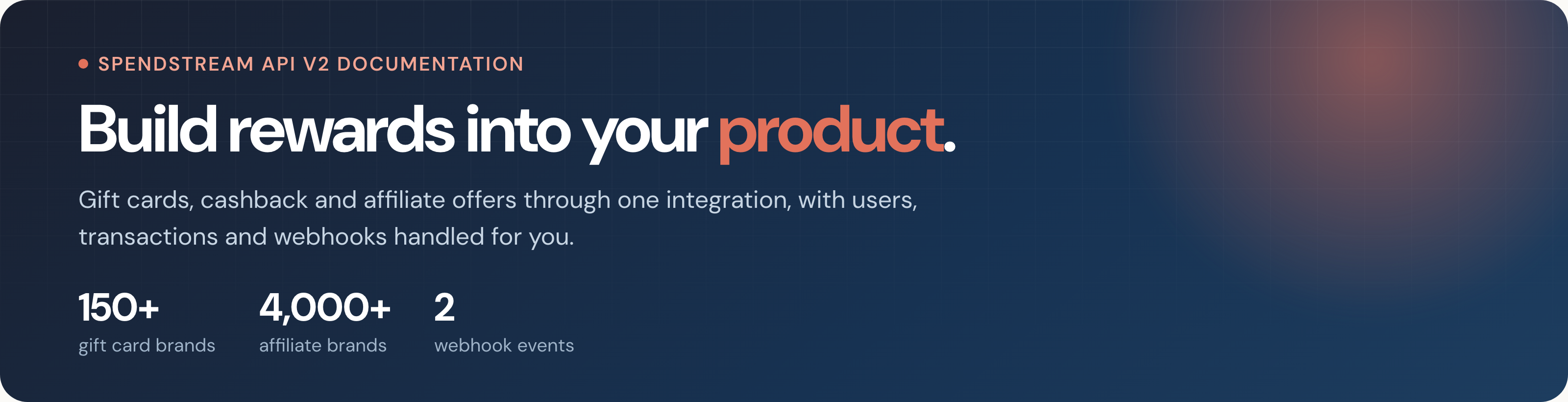Spendstream API V2 documentation